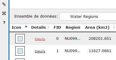 Bouton « Détails »