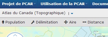 Barre d’outils avancée