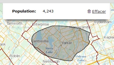 Polygone de population et résultats